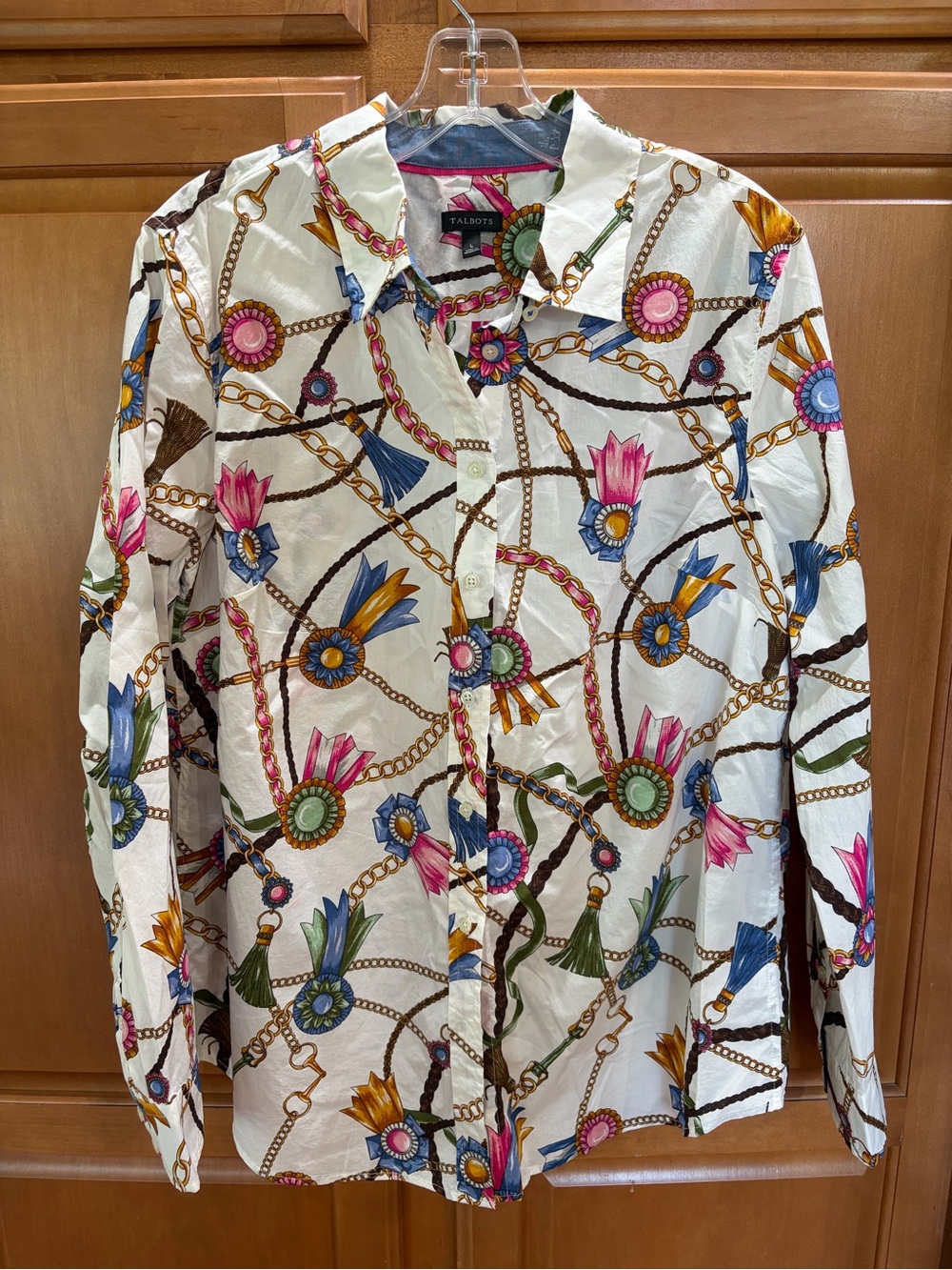 Talbots | Links and Ribbons Button-Down Shirt - Picture 2 of 9